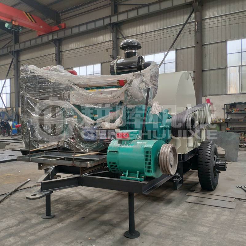 1500型移動(dòng)木材粉碎車330馬力柴油機(jī)自發(fā)電GH1500移