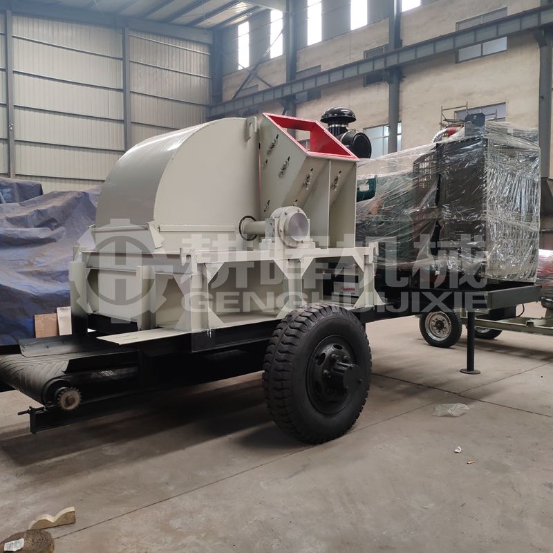 1500型移動(dòng)木材粉碎車330馬力柴油機(jī)自發(fā)電GH1500移